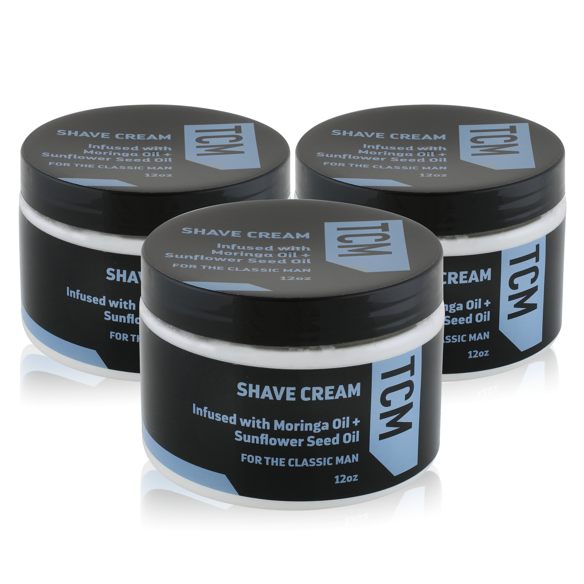 TCM Shave Cream 12oz (3 Pack)